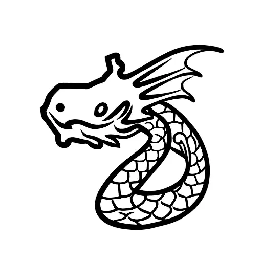 Baby Dragon And Father Dragon