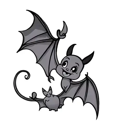 Cute Disney Bat Best Friends