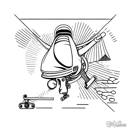 Alien Segurando Skate