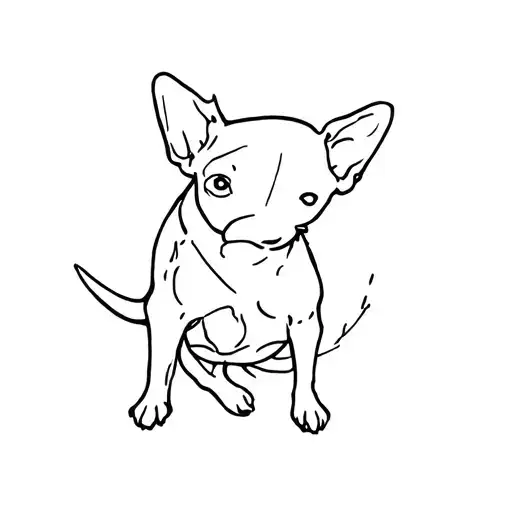 Small Dog Scratching Ears