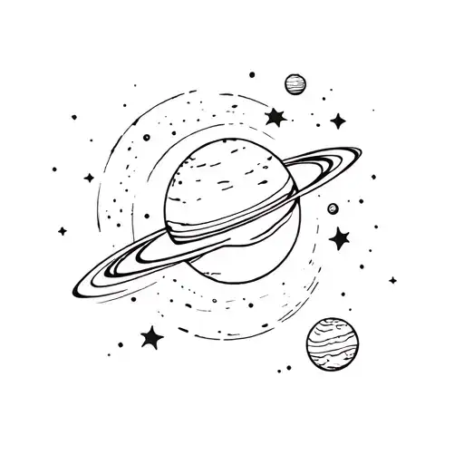 Space Surrounded By Planets