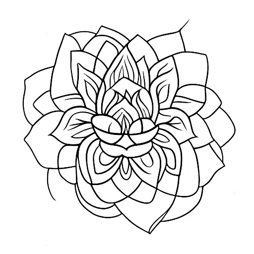 Lotus Flower Wrap Around On Arm