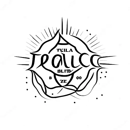 Minimalist Palm Tree With A Text Brasil 2023