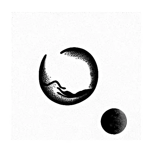 Moon Beach And Flowers