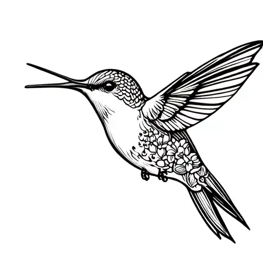 Hummingbird With Nana On It