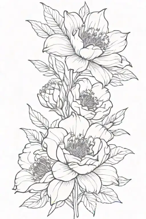 Birth Flower Bouquet