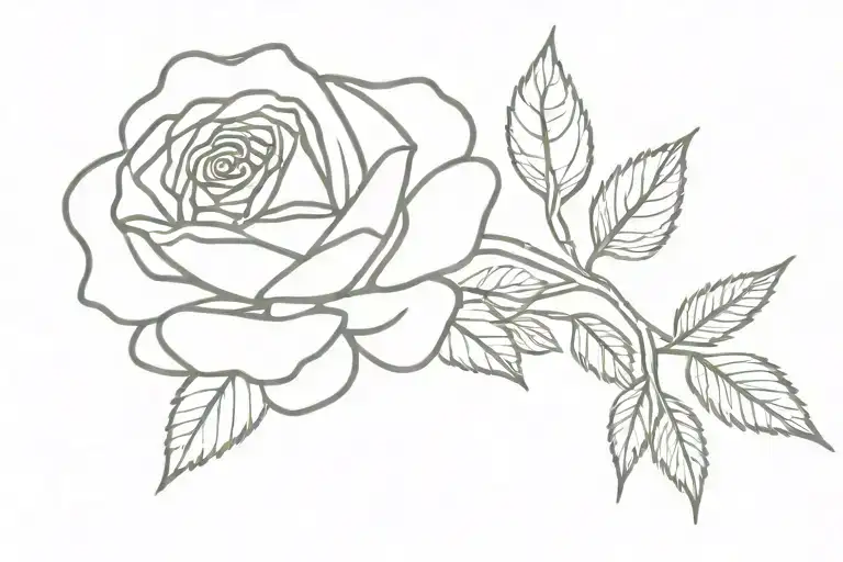 Small Rose With Date