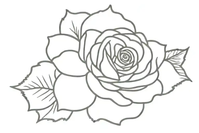 Small Rose June Birth Flower