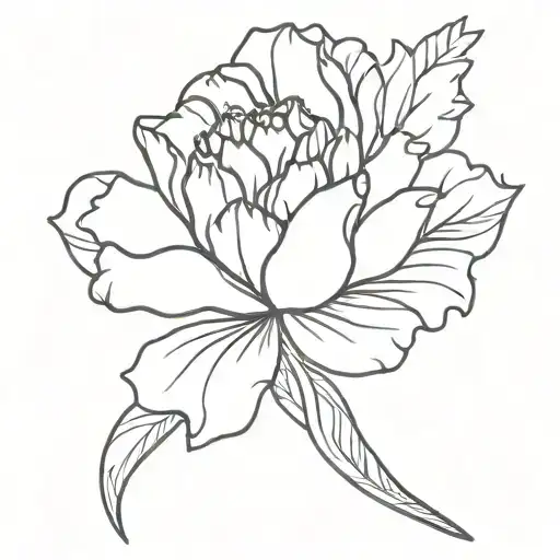 Hawaiian Tribal Carnation Pattern Inspired