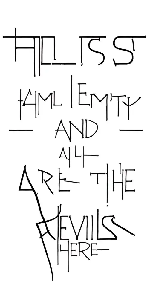 Hell Is Empty And All The Devils Are Here