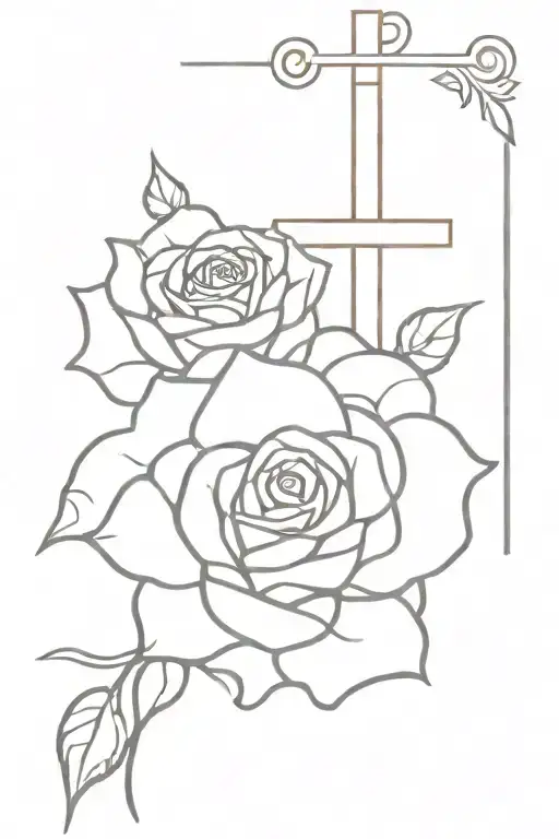 Rose And Cross