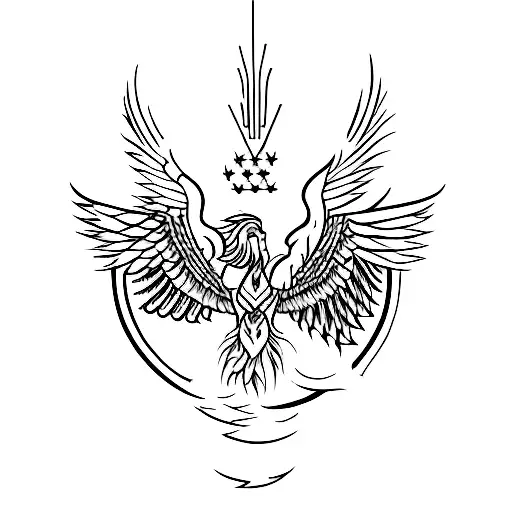 Create A Tattoo Inspired By The Army And The Phoenix