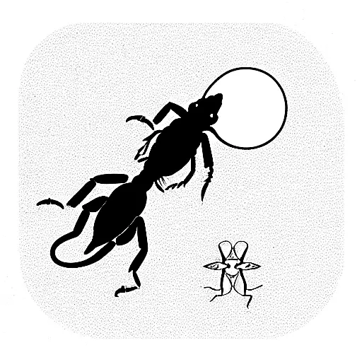 A Fish In The Sun And A Scorpion In The Moon