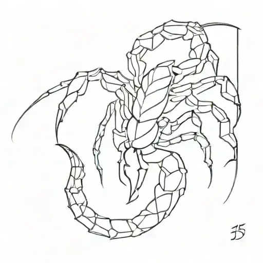 Fineline Scorpion Number 333