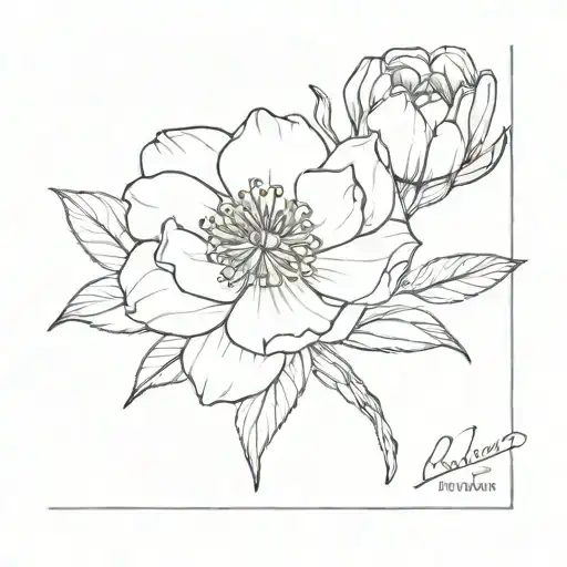 October And December Birth Flower