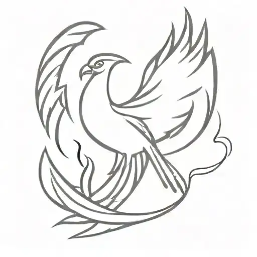 Phoenix With Knife