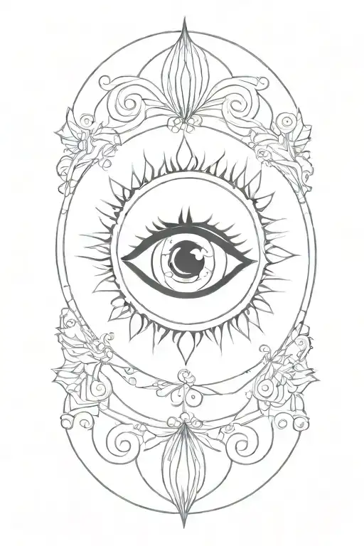 Hungarian Gypsy Eye Symbol
