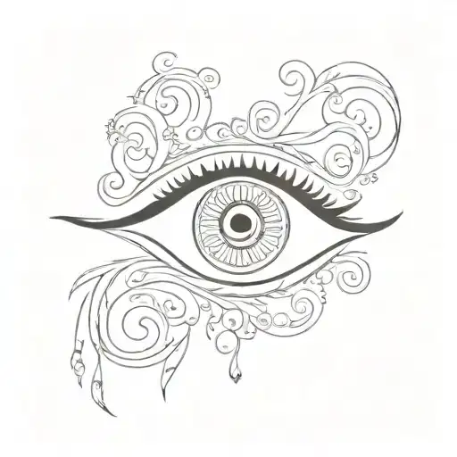 Hungarian Gypsy Eye Symbol