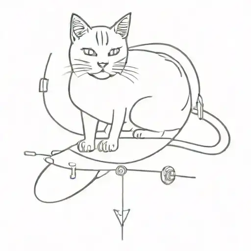 Cat And Gym Equipment