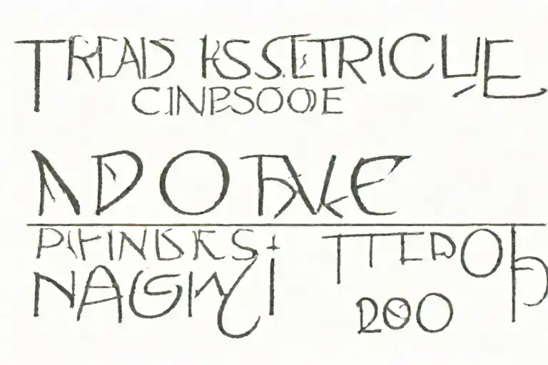 Roman Inscription Showing Indestructable