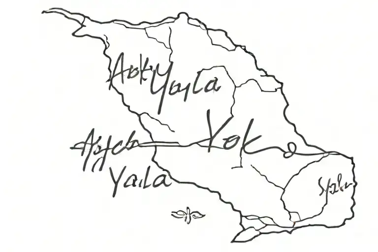 Word 'Abya Yala' Written Inside Latin America Map