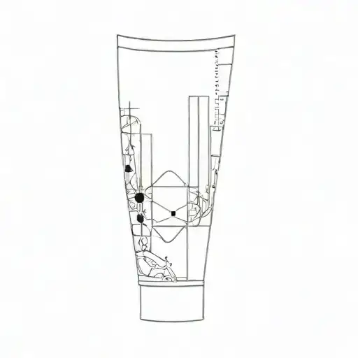 Science And Engineering Lower Leg Sleeve Tattoo Abstract