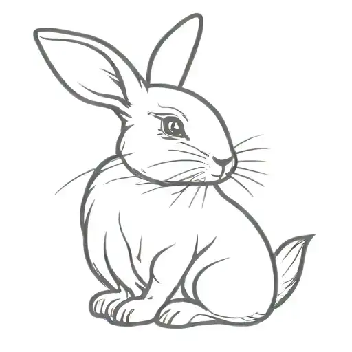 Black Bunny Rabbit With Floppy Ears