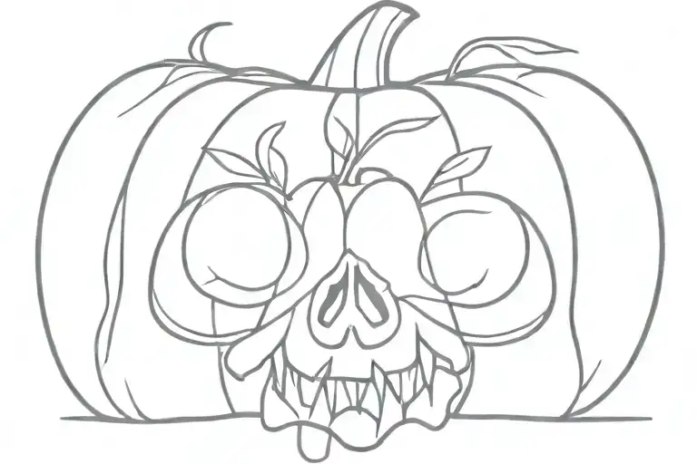 Pumpkin Skull