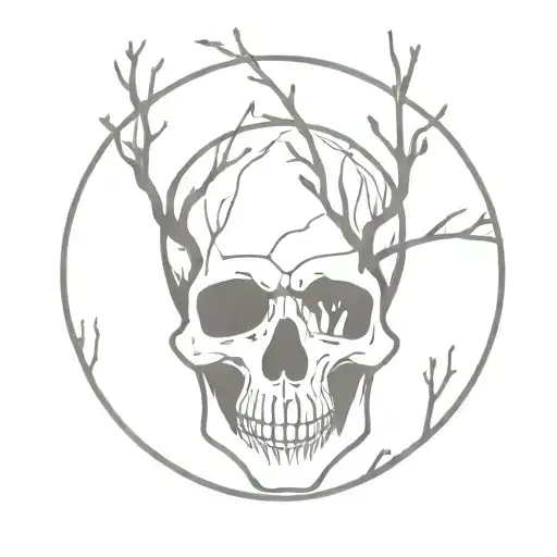 Branches And Skull