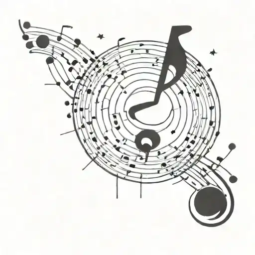 A Music Themed Semi Colon