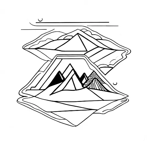 Mountain And Beach Triangle