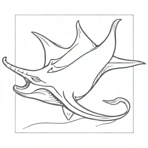 Stingray With A Grandma