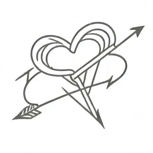 Heart With Arrow Piercing
