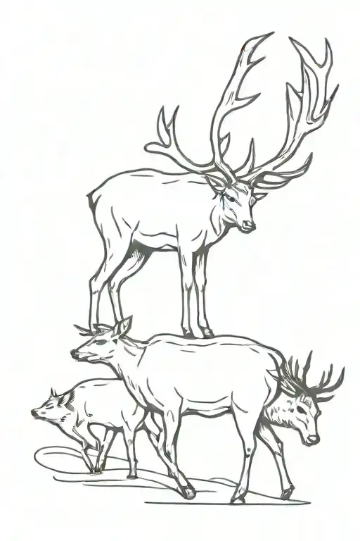 Fish And Deer Western