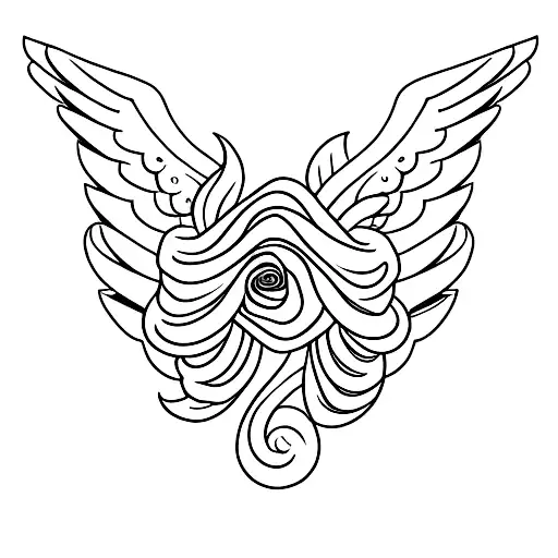 Roses With Angel Wings