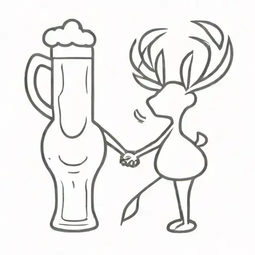 Beer Friend Couple Love You