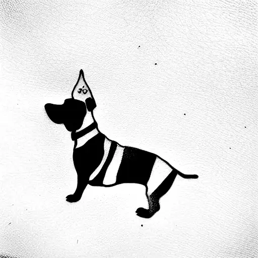 Bishon Dog Suck Finger