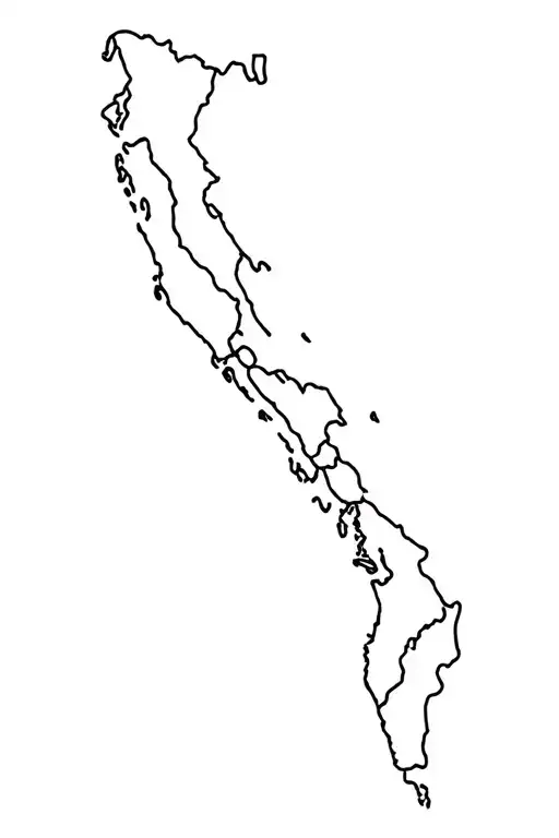 Usa And Montenegro Country Border Together