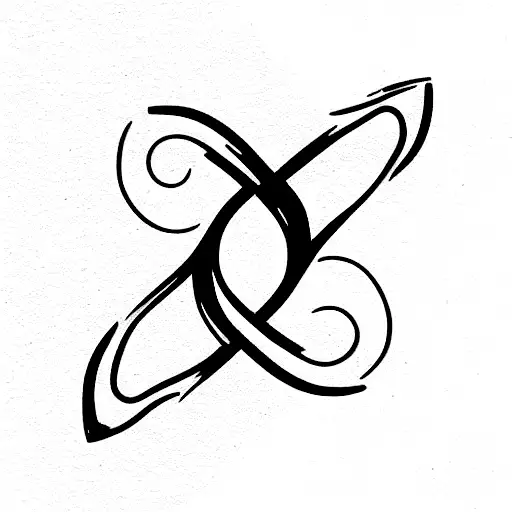 143 With Infinity Symbol Below It