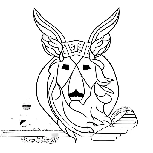 A Minimalist Paper Airplane With Intricate Kazakh Ornament Details Armband