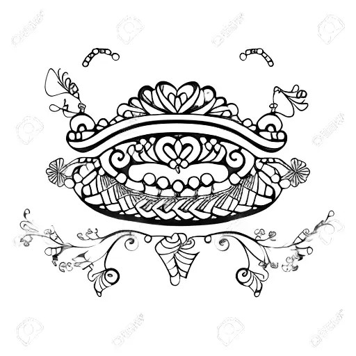 Bracelet For Wrist Using Ornament Pattern