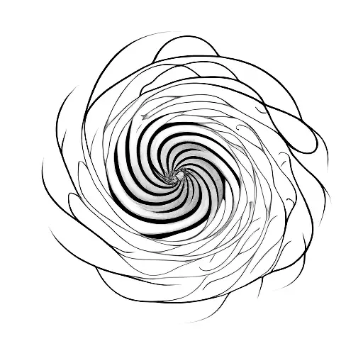 Fibonacci Spiral Line