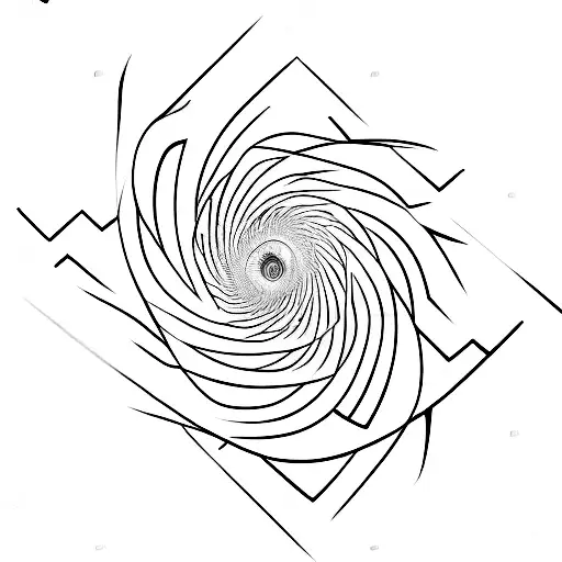 Single Line Fibonacci Spiral