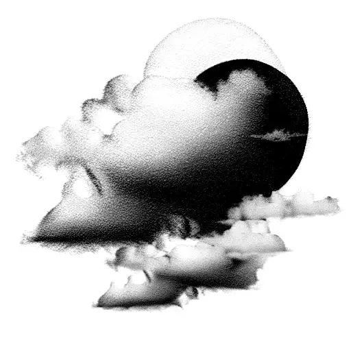 American Football Going Through A Cloud