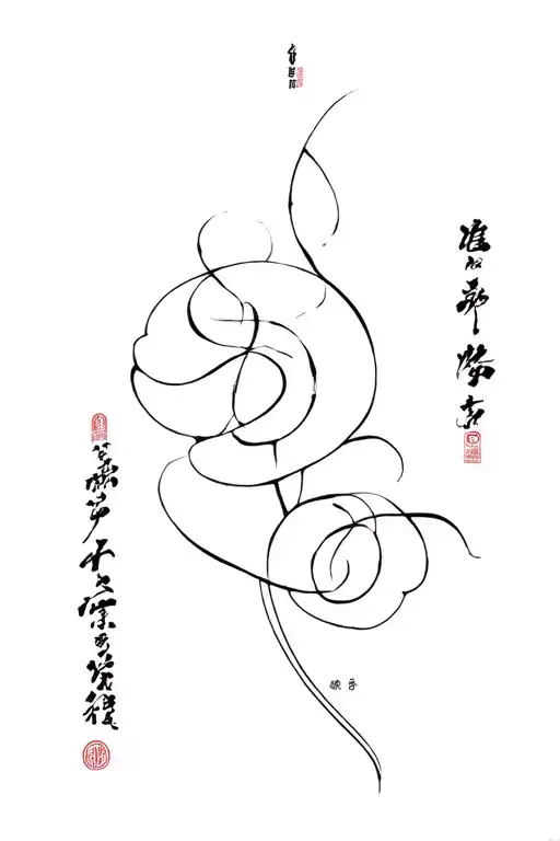 In Japanese Style With Meaning To The Sleeve