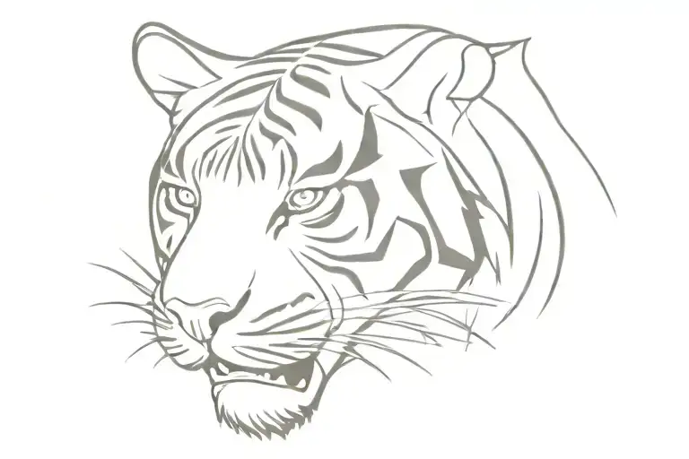 Tiger Standing