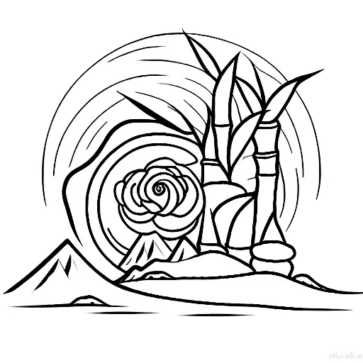 Mountain Bamboo Detailed