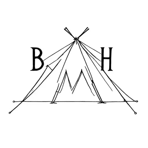 The Word Boh That Forms A Tent Pitched