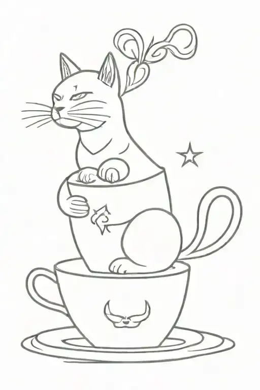 Coffee Cat Libra