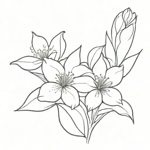 Fine Line Mayflowers